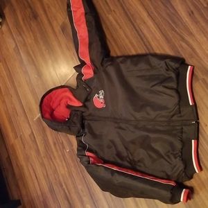 NFL Cleveland Browns winter coat size Large